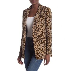 ASTR the Label leopard blazer
